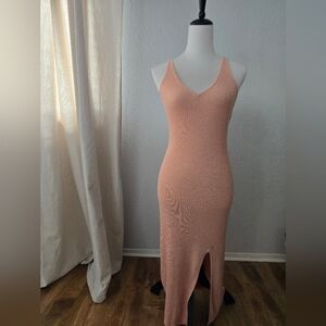 JustFab Pink Maxii Dress Size Small